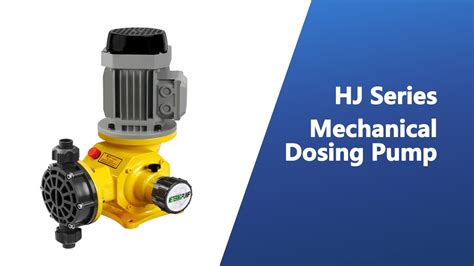 Haosh Hj Series Mechanical Diaphragm Dosing Pump Youtube