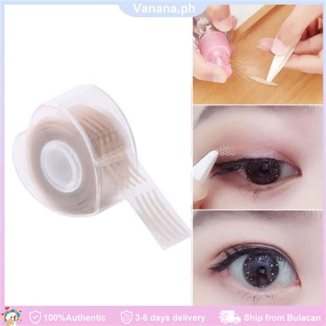 Pcs Mesh Lace Double Eyelid Stickers Long Lasting Waterproof