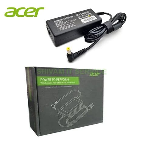 Buy Acer Original 65w Normal Pin Adapter 19v 3 42a For Acer Aspire At