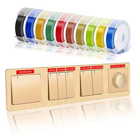 Embossing Tape Compatible With Dymo Embossing Label Maker 3 8 X 9 8