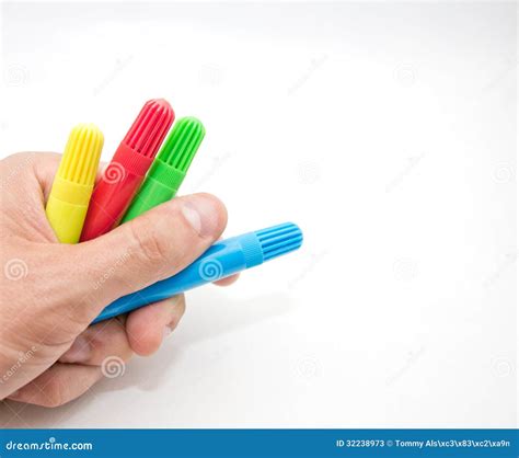 Hand Holding Pens Stock Photos Image 32238973