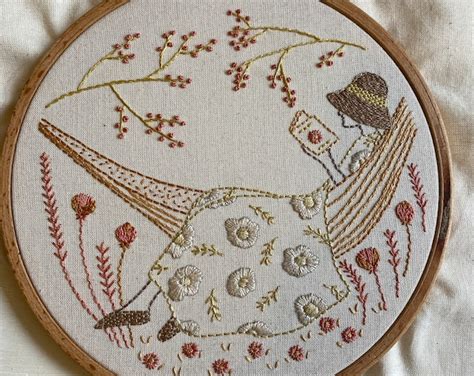 Lilipopo Lazy Day Embroidery Panel Etsy