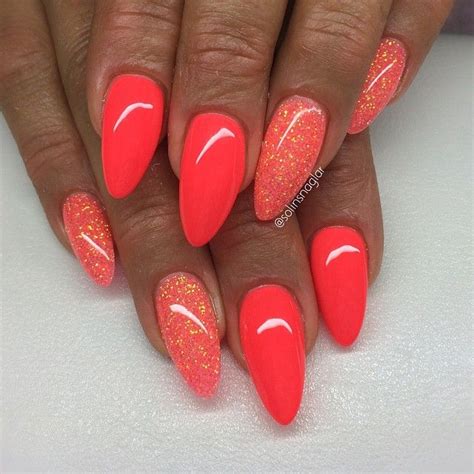 Solin Sadek On Instagram “neon Coral Med Korallglitter👌” Orange