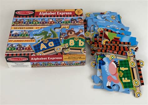 Melissa & Doug Floor Puzzle, Alphabet Express