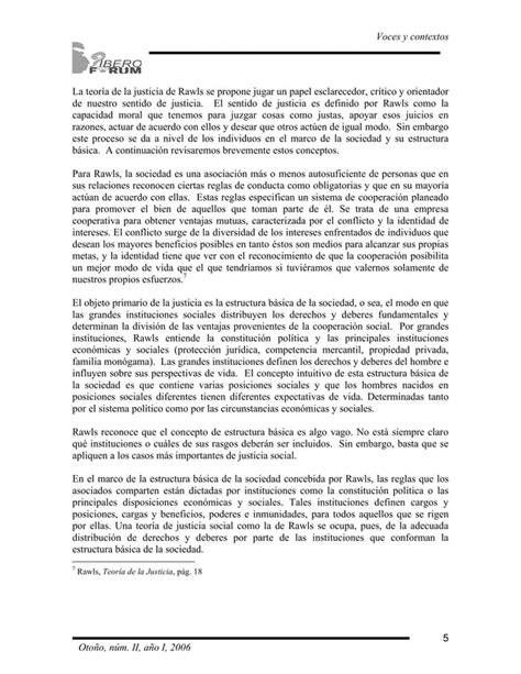 Teoria De La Justicia Rawls Pdf