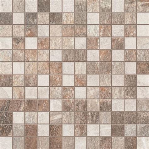 Mosaico Mini Mix Cream Beige Brown 30x30 Cm Mat Profondeur 8 5 Mm