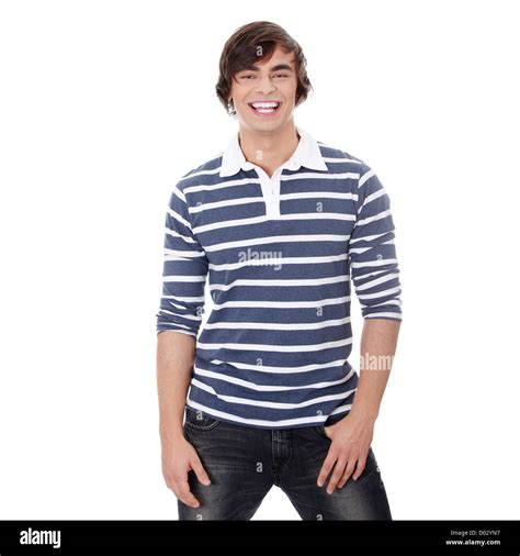 Young Happy Handsome Man Stock Photo Alamy