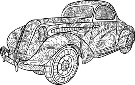 Classic Car Adult Coloring Pages Coloring Pages