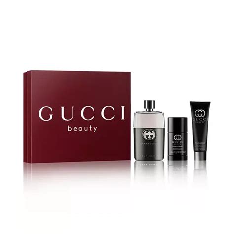 gucci mens  pc guilty pour homme eau de toilette gift set fragrance