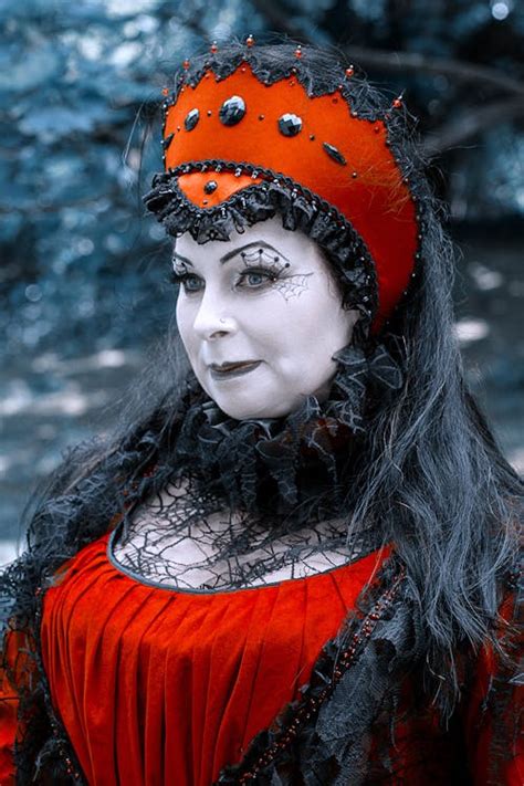 A Woman Dress in a\Spider Inspired Costume · Free Stock Photo