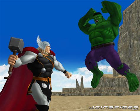 Thor Vs Hulk By Joinspider On Deviantart