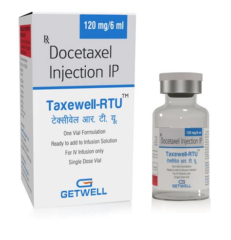 Taxewell RTU Docetaxel Injection Manufacturer In India Getwell Oncology