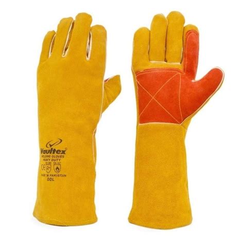 Double Palm Welding Gloves Leather Hand Gloves Akh Safety Abdul