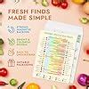 Amazon Levain Co Fruit Vegetable Seasonality Guide Fridge