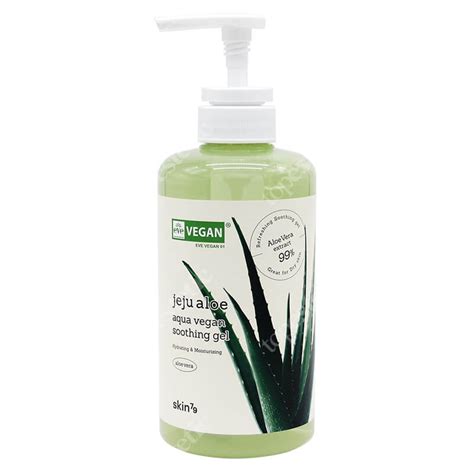 Skin Jeju Aloe Aqua Vegan Soothing Gel Aloesowy El Wielofunkcyjny