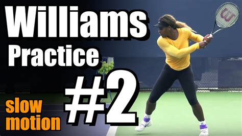 Serena Williams In Super Slow Motion Forehand And Backhand 2