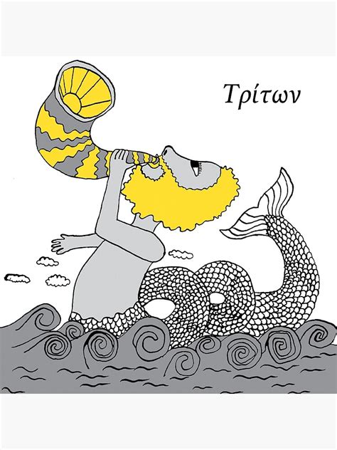 "Triton Greek mythology" Poster by Ruta | Redbubble