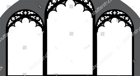 Gothic Window Vector At Getdrawings Free Download