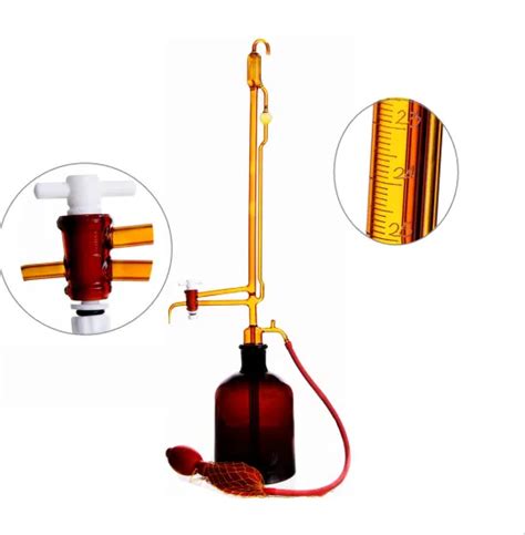 Automatic Burette Brown Glass Piston Brown Piston Burette 25ml 50ml Automatic Burette And Burette