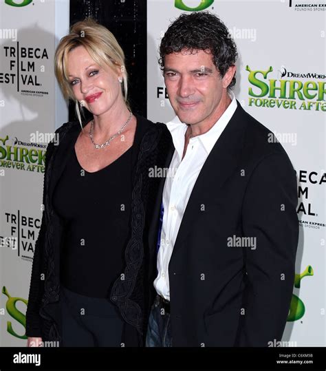 Melanie Griffith and Antonio Banderas Premiere of 'Shrek Forever After' during the 9th Annual ...