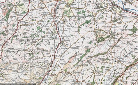 Historic Ordnance Survey Map of Longnor, 1921