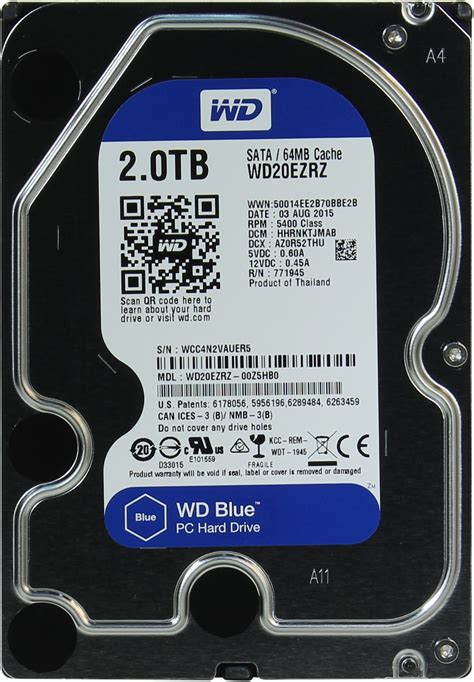 Sata Tb Wd Blue Wd Ezrz