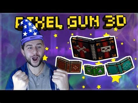 THE SPELL BOOK WIZARD CHALLENGE ONLY USING SPELL BOOKS Pixel Gun 3D