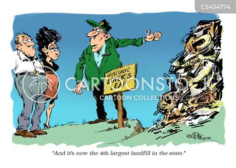 Landfill Sites Cartoons and Comics - funny pictures from CartoonStock