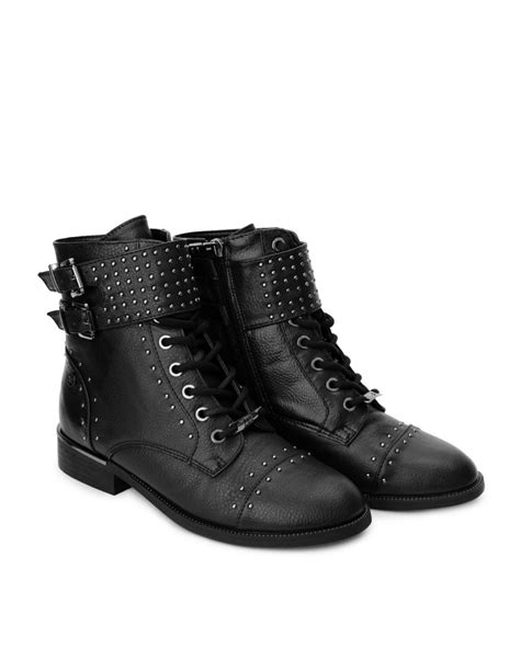 Botas Militares Altas Mujer Pera Limonera