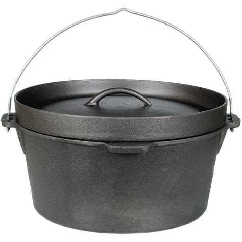 Cajun Classic 9 Quart Seasoned Cast Iron Camp Pot Gl10475s Bbqguys