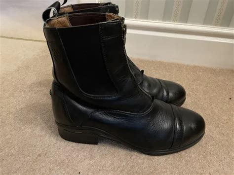 Ariat Quantum Cobalt Devon Pro Riding Boots Size 11w Uk Black £7500