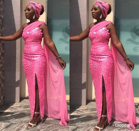 Latest Pink Lace Styles For Your Owambe And Asoebi 60 Fabulous Design