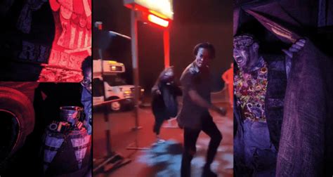 Video: Guest Brutally Attacks Scare Actor at Halloween Horror Nights ...