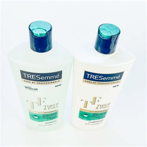 Tresemme Thick Full Shampoo Conditioner Glycerol Ph Balanced Pro Collection Set Shampoo