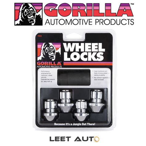 Gorilla Wheel Locks Mm X Factory Style Bulge Chrome X