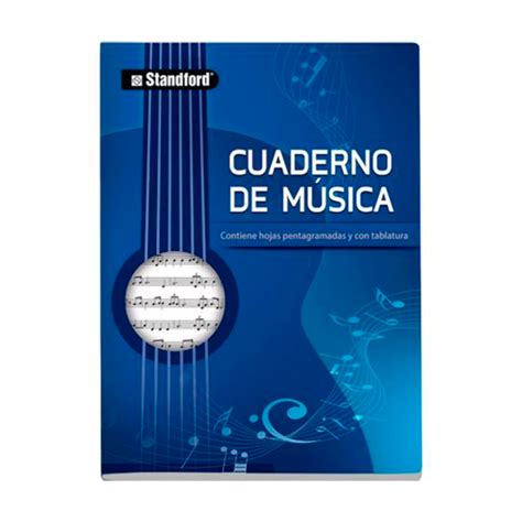 Cuaderno Pentagramado De M Sica A Standford