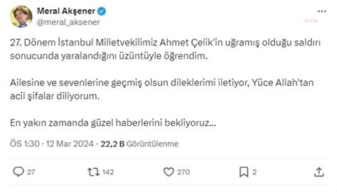 İYİ Parti Lideri Meral Akşener ve Sözcü Kürşad Zorlu dan Ahmet Çelik