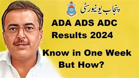 BA ADA ADP ADS ADC Annual 2024 Results Punjab Univerity How To Know