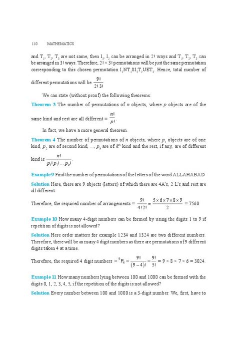 Ncert Book Class 11 Maths Chapter 6 Permutations And Combinations 2024