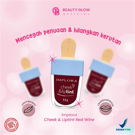 Jual Implora Cheek And Lip Tint Shopee Indonesia