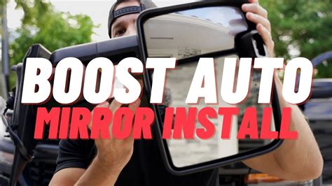 Silverado Boost Auto Tow Mirror Install How To Youtube