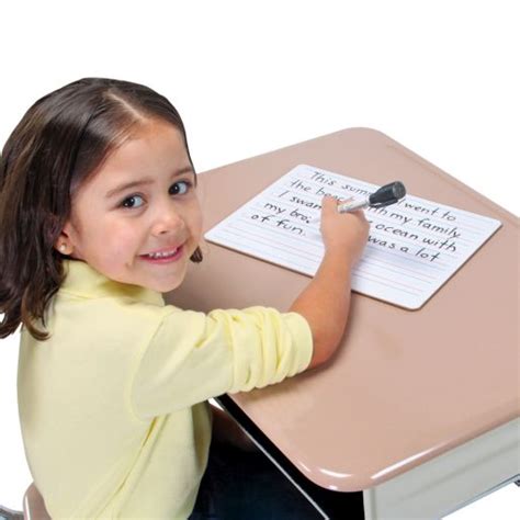 Two Sided Primary Lined Dry Erase Boards Non Magnetic 6 Boards