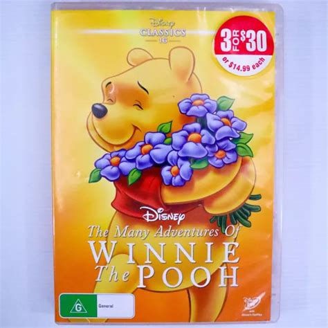 The Many Adventures Of Winnie The Pooh Disney Classics Dvd 1977