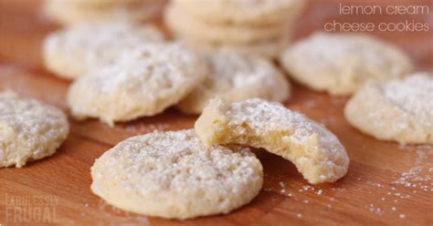 Lemon Cream Cheese Cookies Recipe Soft Light Fabulessly Frugal