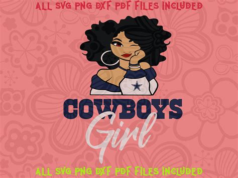 Cowboys Girl svg Sport Logo Bundle Dallas CowboysNFL svglove football ...