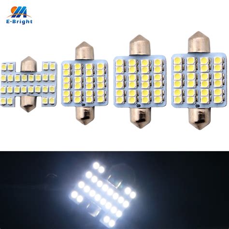 YM E Bright 20Pcs Festoon Light 1210 3528 24 SMD 24 Led 31mm 36mm 39mm