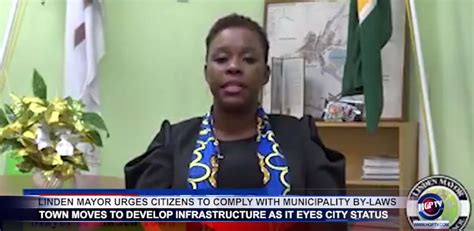 Linden Mayor Urges Citizens To Comply With Municipality By Laws Hgptv