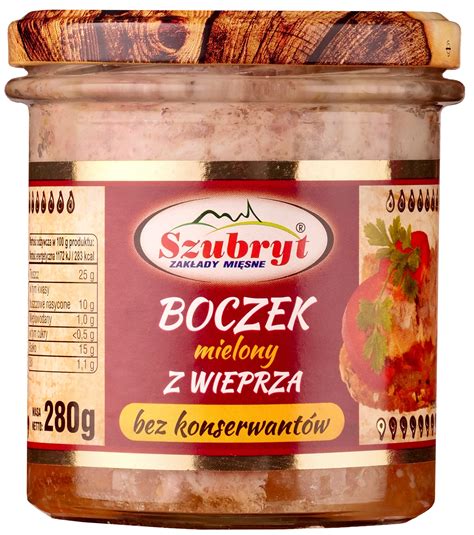 Boczek Mielony Z Wieprza Szubryt Zdrowe Produkty G Ralskie