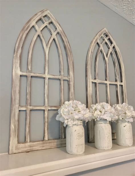 Arched window frames set of three | Etsy