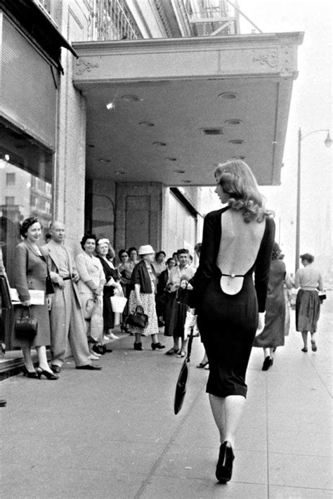 Vikki ‘the Back Dougan On The Streets Of Hollywood 1957 Photographed